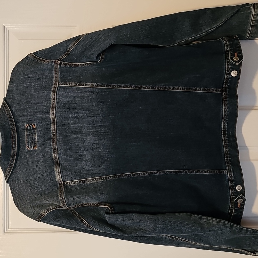 NWT Maurice's denim Button Down Jacket, XXL - Picture 7 of 9